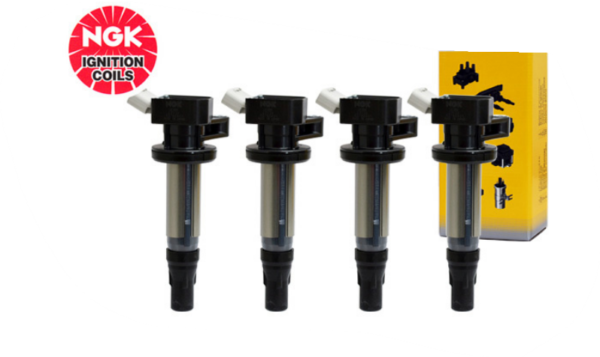 Estima ACR50W ACR55W Ignition Coil 4 Pieces NGK Domestic Genuine Ignition NGK SPARK PLUG U5166 Stock No.48542