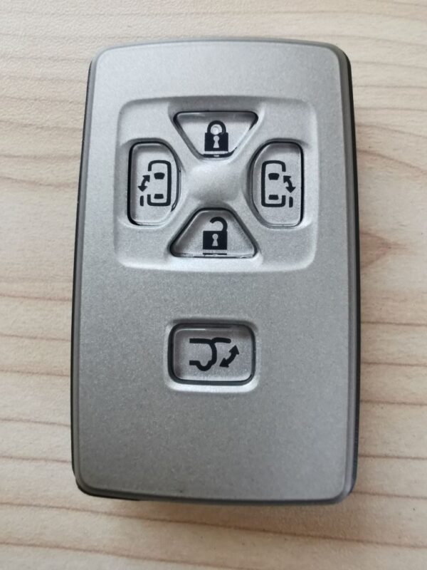 Toyota Estima, Alphard, Vellfire 5 button smart key fob