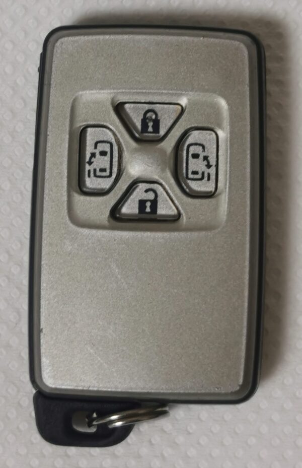 Toyota Estima, Alphard, Vellfire 4 button smart key fob